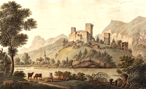 Louis Wallée Burgruine in Tirol