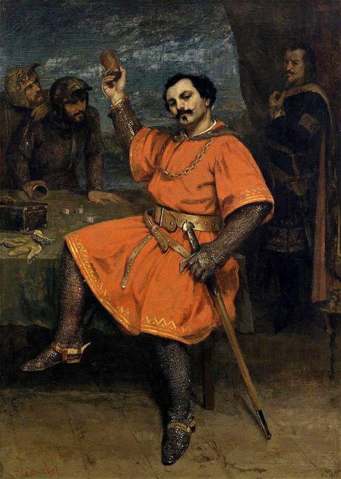 Louis Guéymard as Robert in Robert le diable by Meyerbeer - painting by Courbet - L'Histoire par l'image 101224
