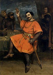 Louis Guéymard as Robert in Robert le diable by Meyerbeer - painting by Courbet - L'Histoire par l'image 101224