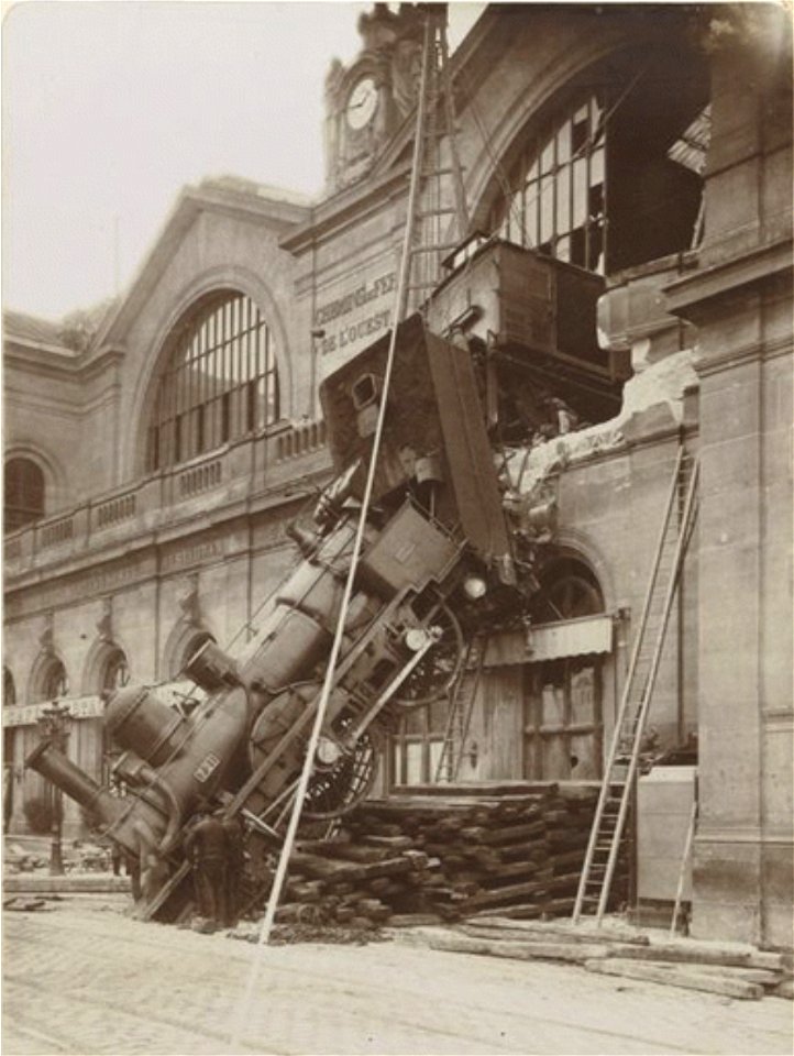 Louis Mercier Accident gare de l'Ouest le 22 octobre 1895