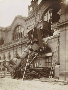 Louis Mercier Accident gare de l'Ouest le 22 octobre 1895