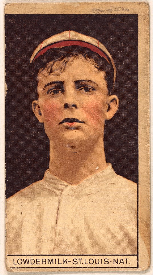 Louis Lowdermilk, St. Louis Cardinals, baseball card portrait LCCN2008678000