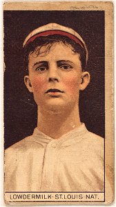 Louis Lowdermilk, St. Louis Cardinals, baseball card portrait LCCN2008678000