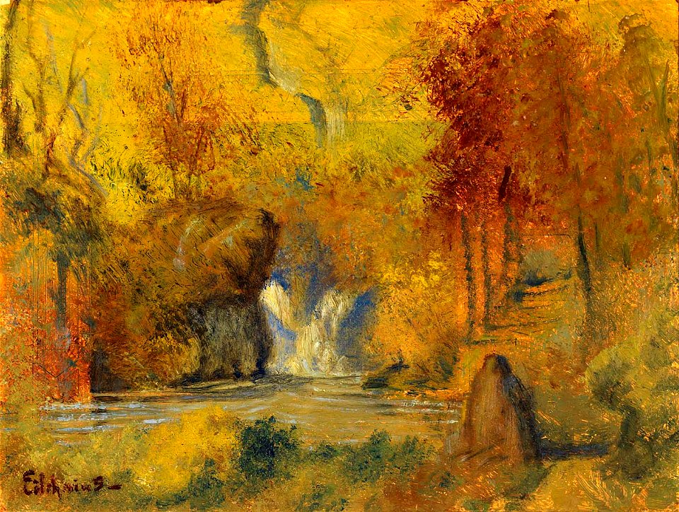 Louis M. Eilshemius - Autumn Landscape - 1967.56.28 - Smithsonian American Art Museum