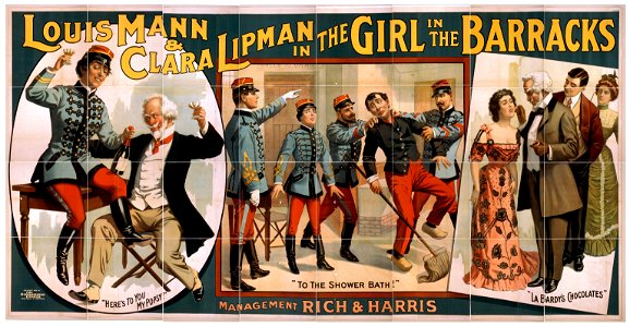 Louis Mann & Clara Lipman in The girl in the barracks LCCN2014637220