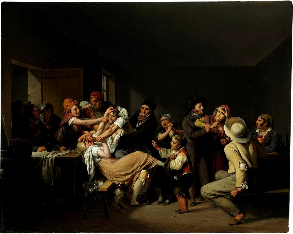 Louis Léopold Boilly - Les Femmes se battent
