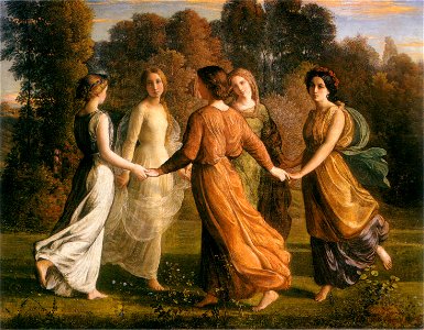 Louis Janmot - Poème de l'âme 13 - Rayons de soleil
