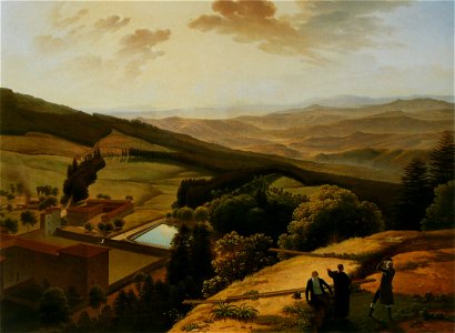 Louis Gauffier - Vallée de l'Arno