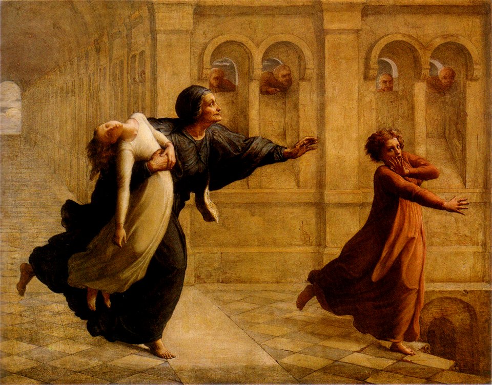 Louis Janmot - Poème de l'âme 8 - Cauchemar