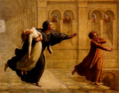 Louis Janmot - Poème de l'âme 8 - Cauchemar