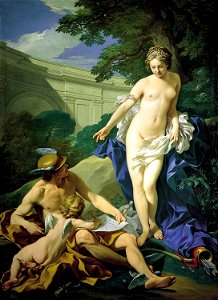 Louis Michel van Loo - Venus, Mercurio y el Amor - Google Art Project