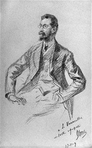 Louis Vauxcelles by Jules Chéret (1836-1932)