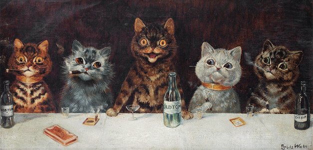 Louis Wain The bachelor party