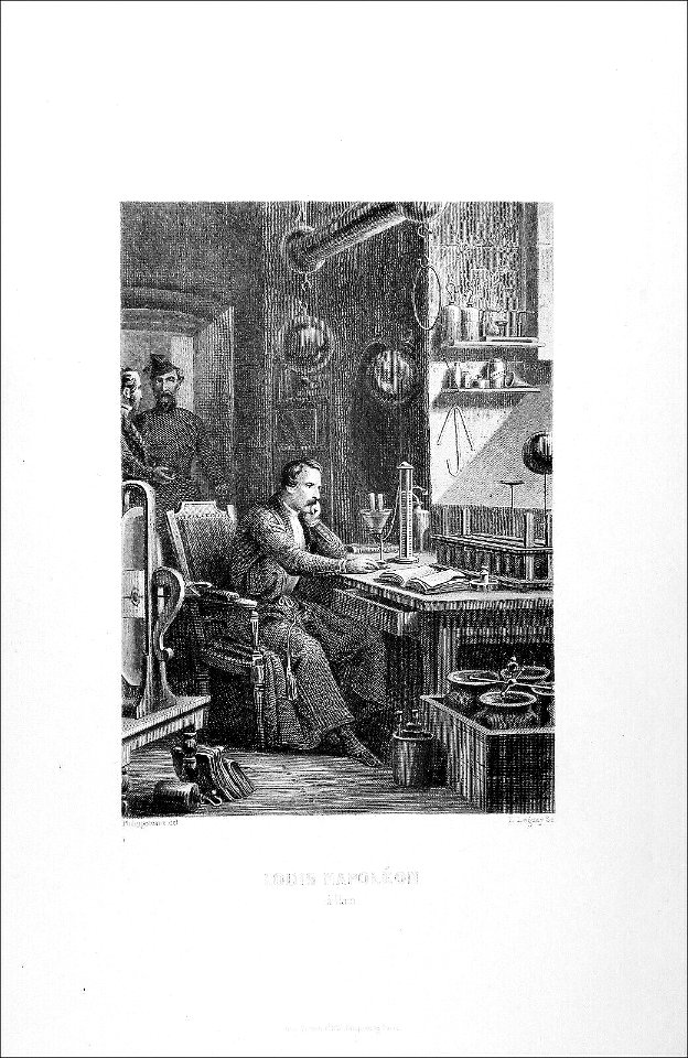 Louis Napoléon à Ham - estampe