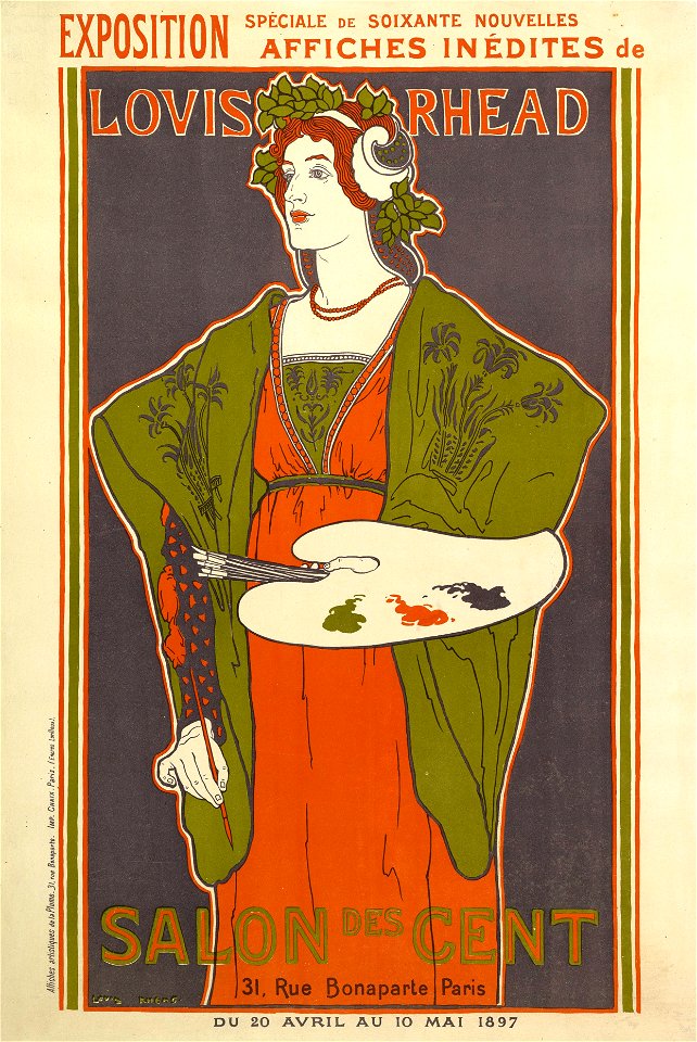 Louis John Rhead, Exposition spéciale de soixante nouvelles affiches inédites de Louis Rhead, 1897