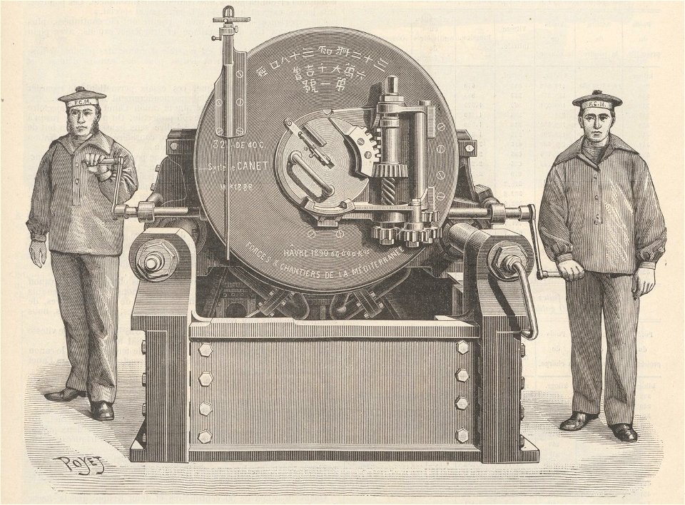 Louis Poyet - Canet 32 cm naval gun for Japan