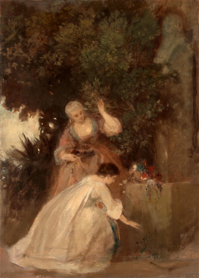 Louis von Hagn - Im Park - G 4437 - Lenbachhaus