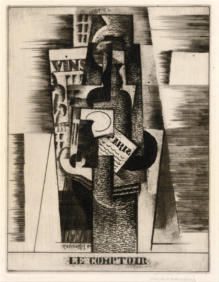 Louis Marcoussis - Le Comptoir - Google Art Project