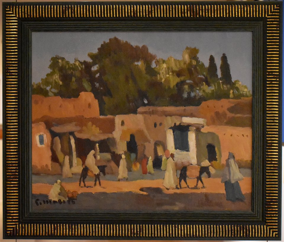 Louis Morère - Une place à Marrakech 01