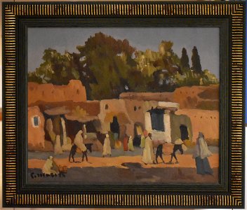 Louis Morère - Une place à Marrakech 01