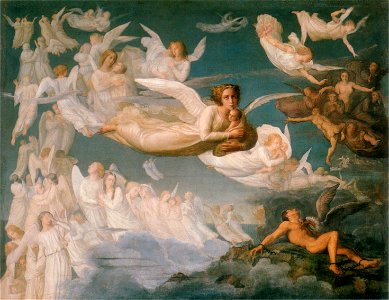 Louis Janmot - Poème de l'âme 2 - Le Passage des âmes