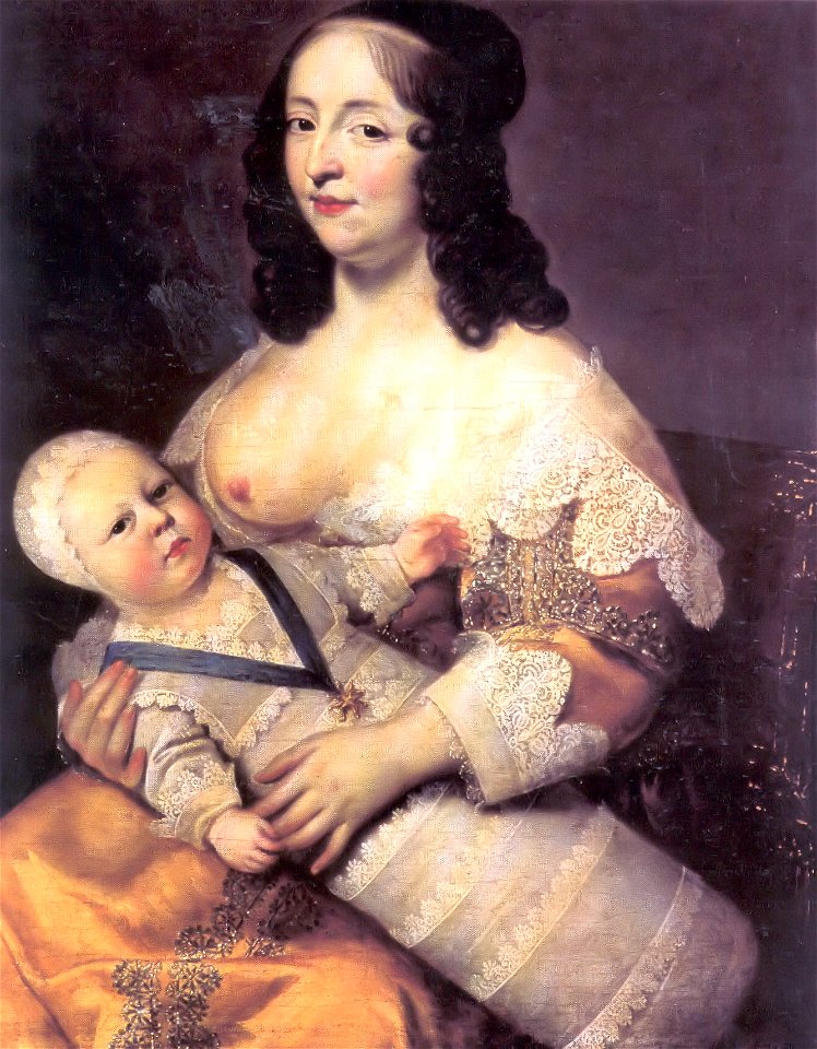 Louis XIV and his nurse
