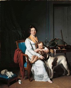 Louis-Léopold Boilly - Interieur mit Mutter und Kind - 14974 - Bavarian State Painting Collections