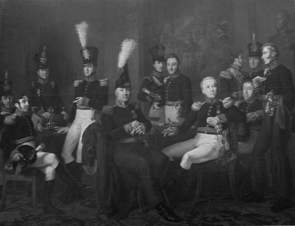 Louis Moritz - Krijgsraad der schutterij te Amsterdam in het jaar 1826 - SA 4366 - Amsterdam Museum