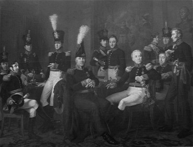 Louis Moritz - Krijgsraad der schutterij te Amsterdam in het jaar 1826 - SA 4366 - Amsterdam Museum