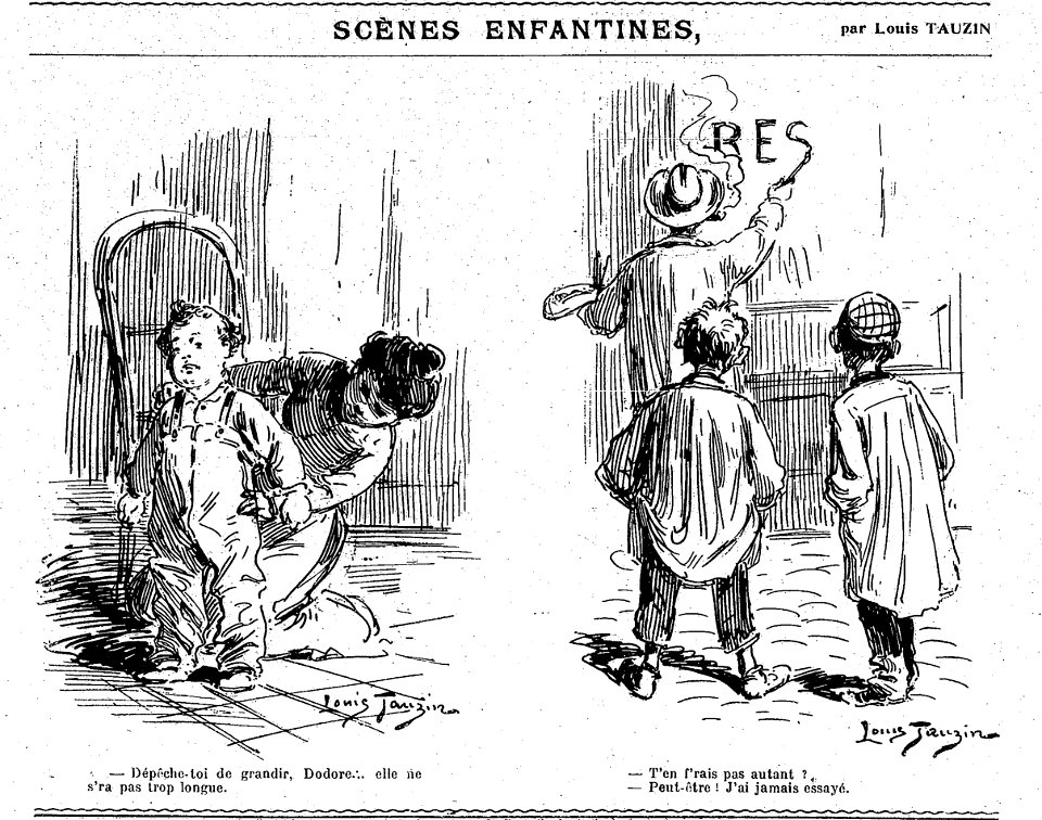 Louis Tauzin - Scènes enfantines L'Enfant janvier 1910