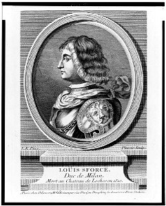 Louis Sforce-Duc de Milan-Mort au Chateau de Loches, en 1510 - L.K. Pinx ; Pinssio sculpt. LCCN98514653