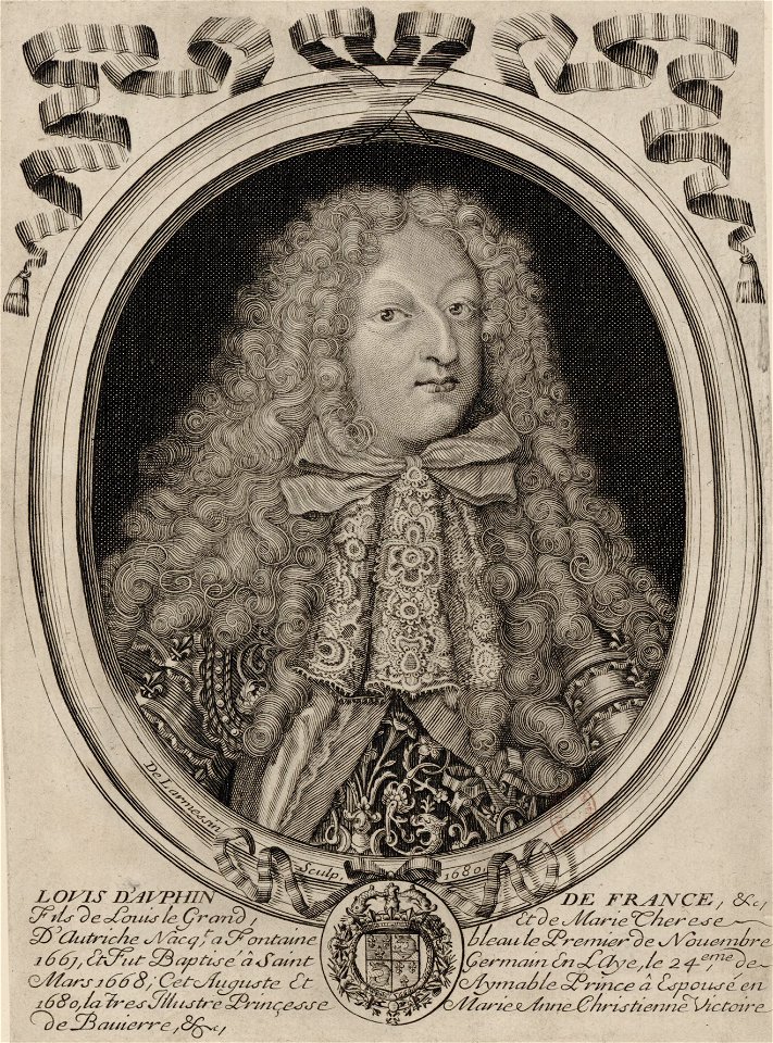 Louis, Dauphin of France - Larmessin 1680