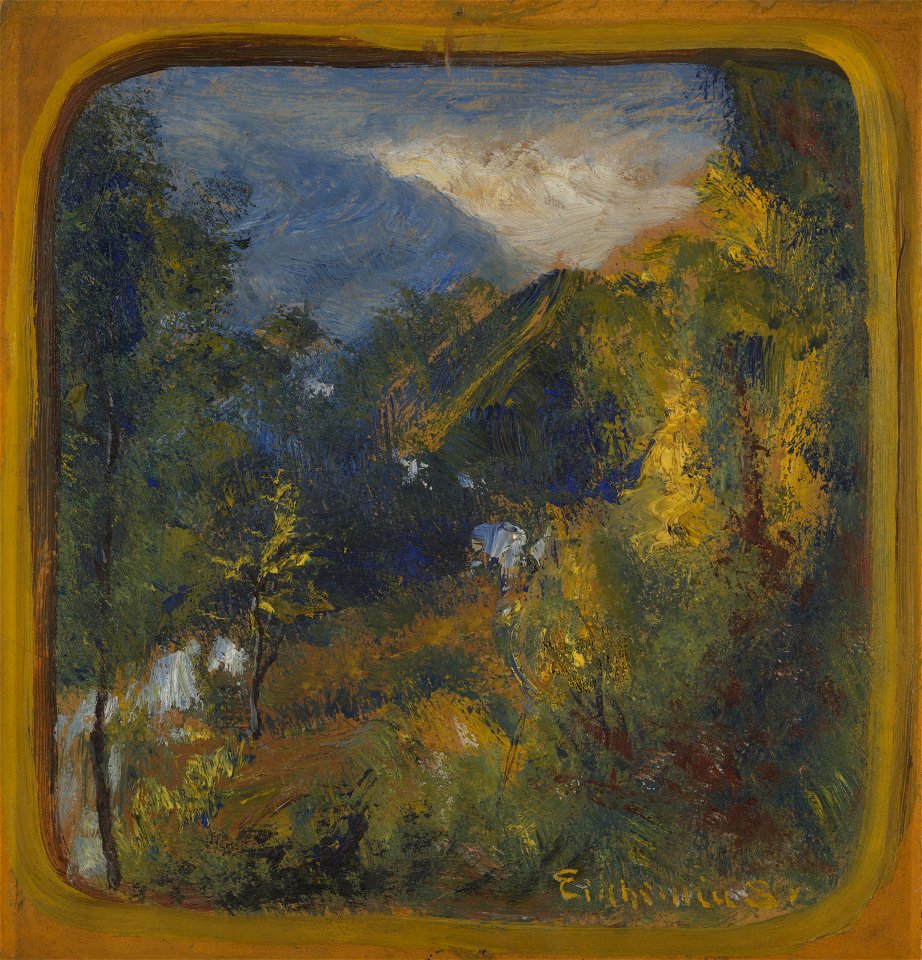 Louis Michel Eilshemius - Mountain Landscape - 1941.451 - Yale University Art Gallery