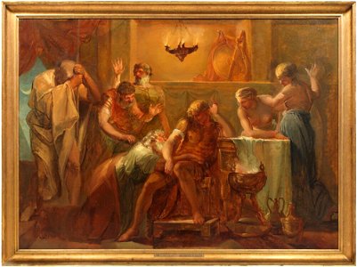 Louis Masreliez - Priamus Asking Achilles for Hector's Body - NM 1051 - Nationalmuseum