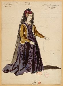 Louise Bertin - La Esmeralda - costume design by Louis Boulanger 13 - 24. Mme Gondelaurier, Mme Gosselin