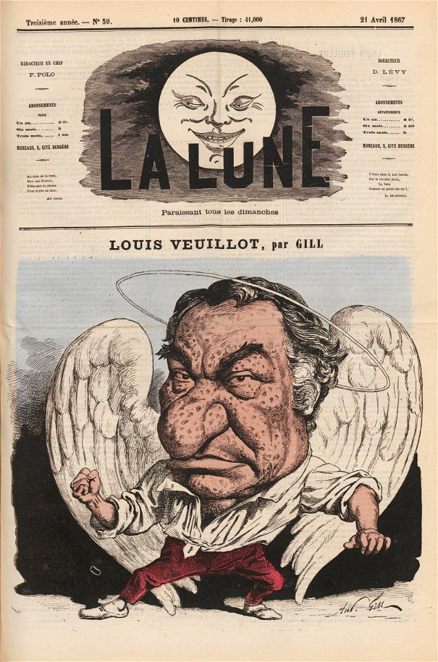Louis Veuillot par Gill