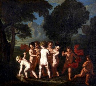 Louis Testelin (1615-1665) (after) - Putti at Play, Le jeu de l'anguille - 872555 - National Trust