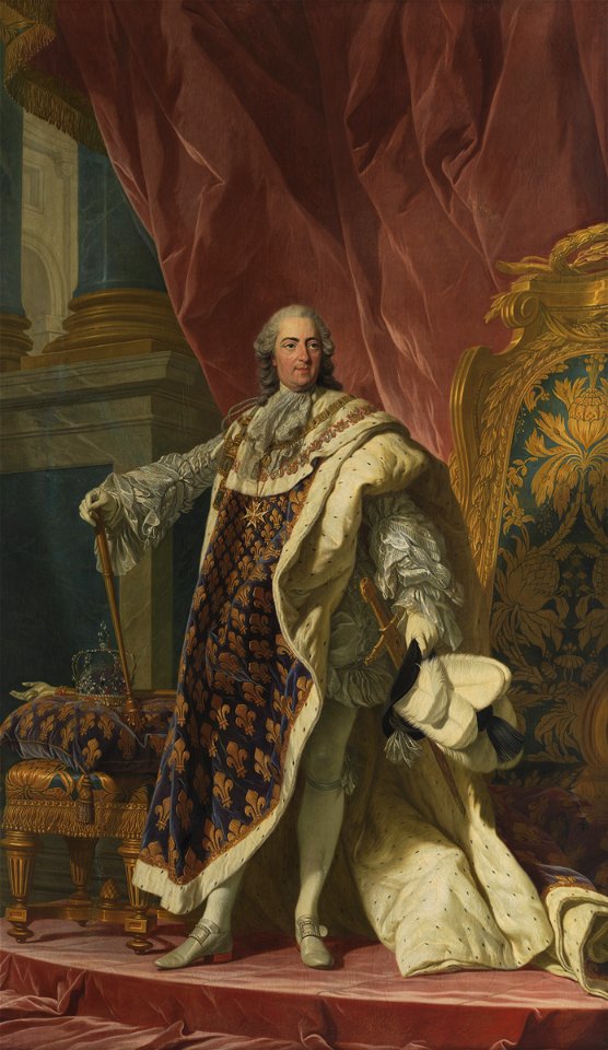 Louis Michel van Loo - Louis XV of France (1710-1774) - KMS1148 - Statens Museum for Kunst