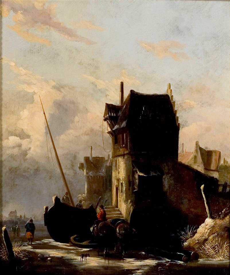 Louis Pierre Verwée - Vanha mylly - A II 1359 - Finnish National Gallery
