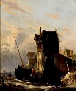 Louis Pierre Verwée - Vanha mylly - A II 1359 - Finnish National Gallery