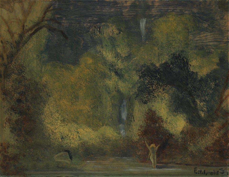 Louis Michel Eilshemius - The Pool - 1941.450 - Yale University Art Gallery