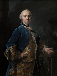 Louis Tocqué - Portrait of Frederik Christian Krag (1726-1763) - KMS7405 - Statens Museum for Kunst