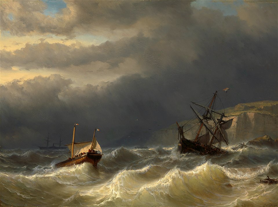 Louis Meijer - Storm in het Nauw van Calais