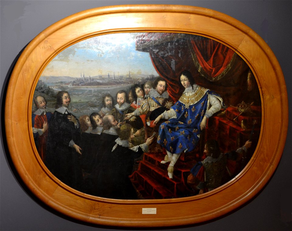 Louis XIII recevant les clefs de la ville de Caen
