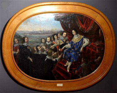 Louis XIII recevant les clefs de la ville de Caen