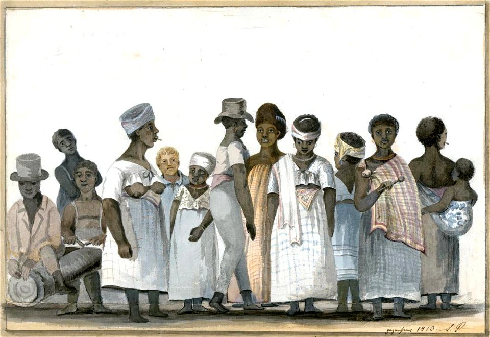 Louise van Panhuys, negerdans, 1813