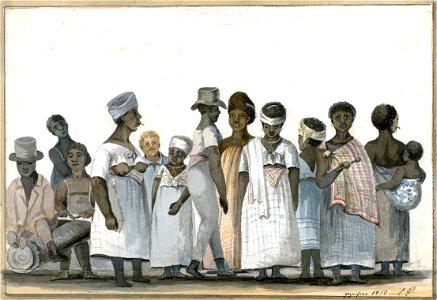 Louise van Panhuys, negerdans, 1813
