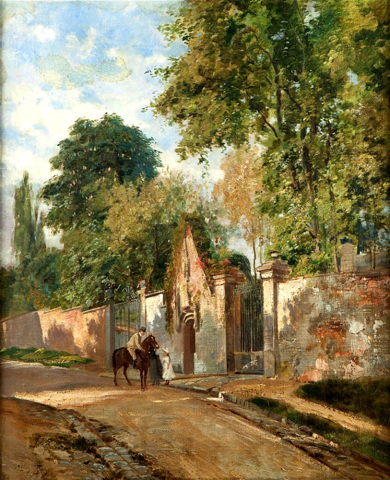 Louis Tauzin. Rue des Capucines à Bellevue