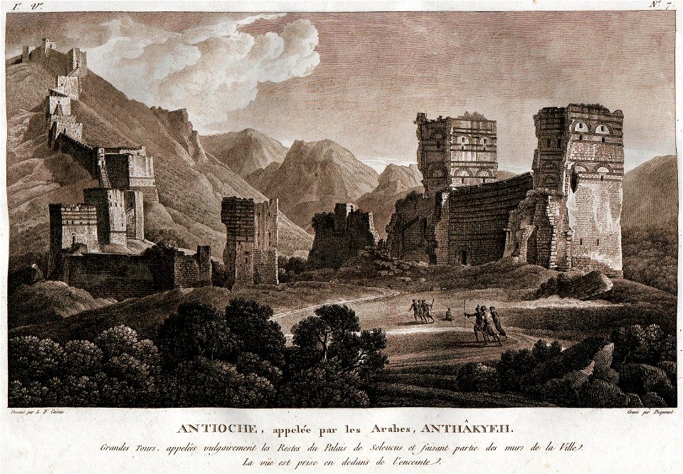 Louis-François Cassas, Antioche, appeler par les Arabes Anthakyeh
