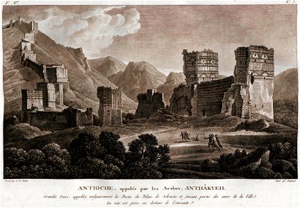 Louis-François Cassas, Antioche, appeler par les Arabes Anthakyeh
